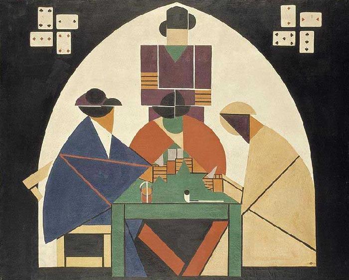 Theo van Doesburg The Cardplayers. China oil painting art